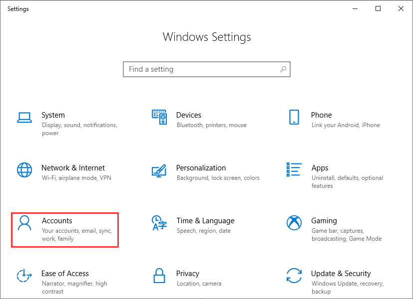 how do i change my microsoft user account email for windows 10