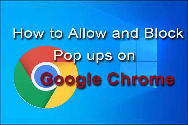 how to allow pop ups google chrome