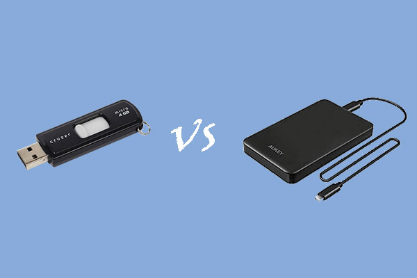 flash drive vs hard drive