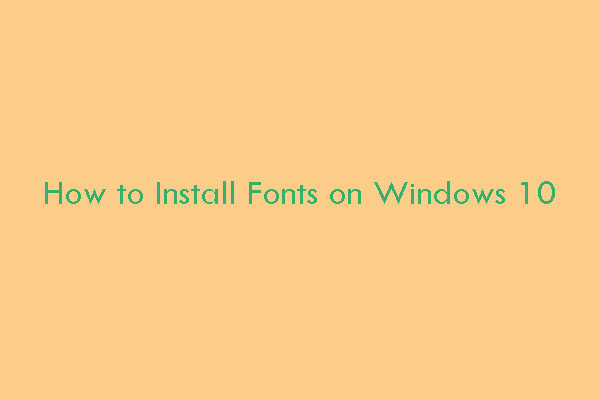 how to install fonts on win10 thumbnail