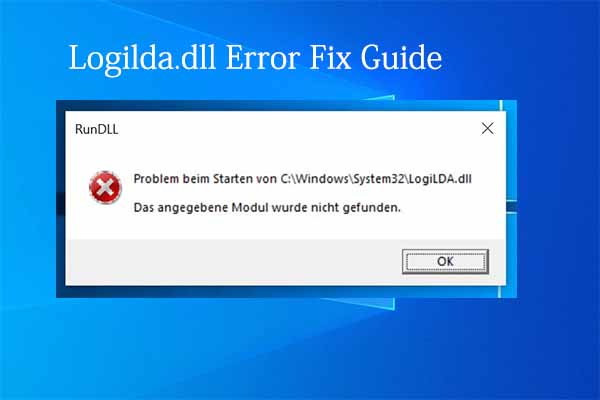 logilda.dll error windows 10