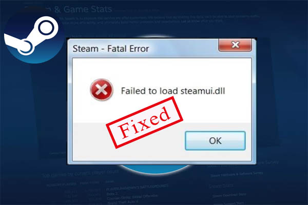 steam pages not loading
