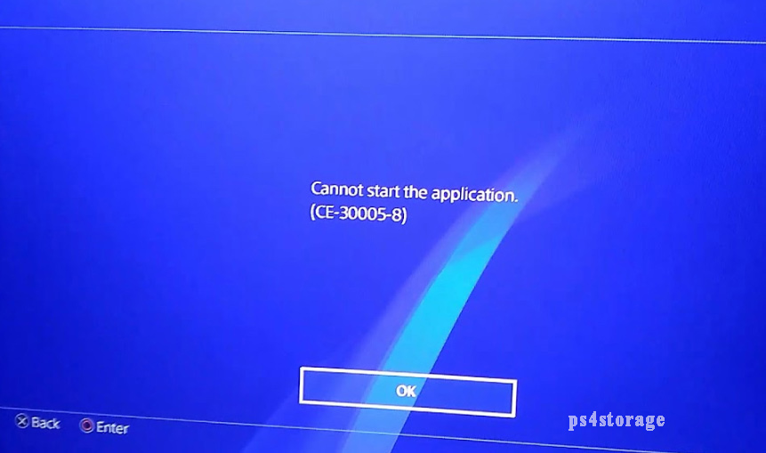 cannot game ps4