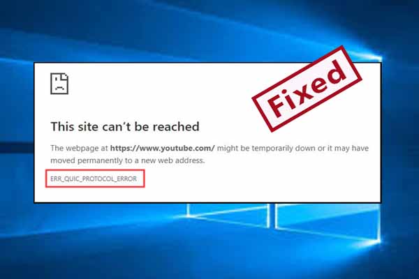 How To Fix ERR QUIC PROTOCOL ERROR In Google Chrome