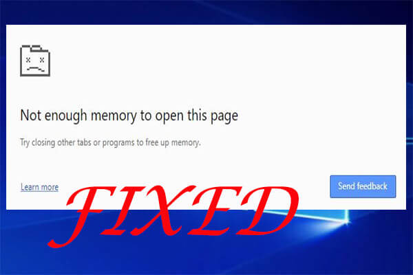 comcast pages not enough memory to open page error