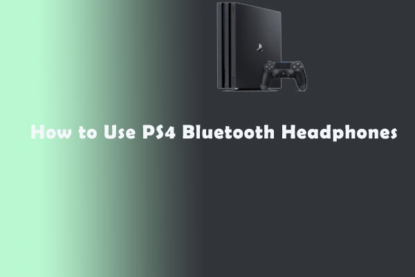can i use bluetooth headset with ps4