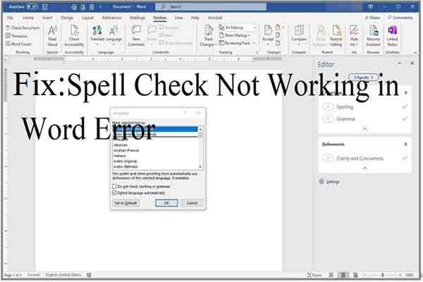 Microsoft Word Grammar Check Not Working Sopcalls