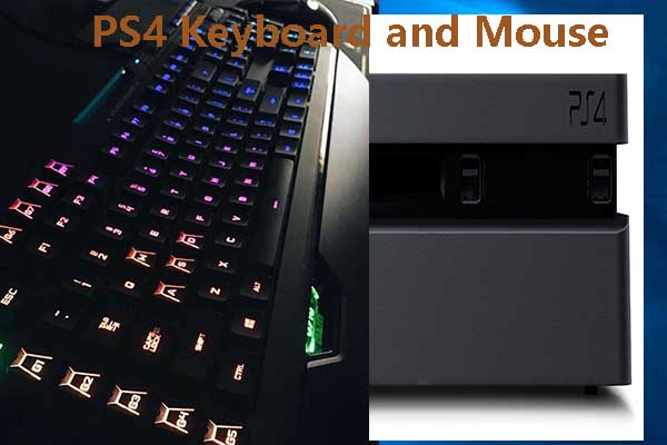connecting keyboard to ps4