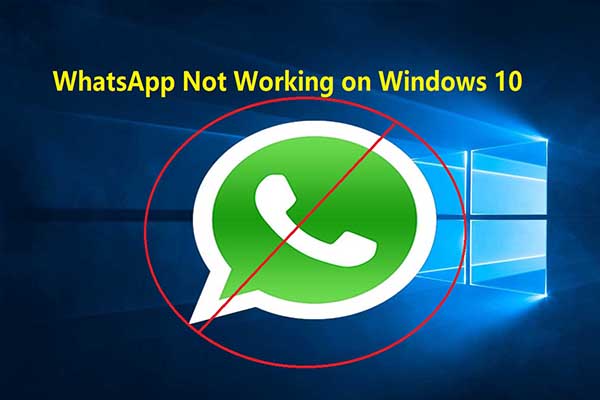 windows desktop app whatsapp not working