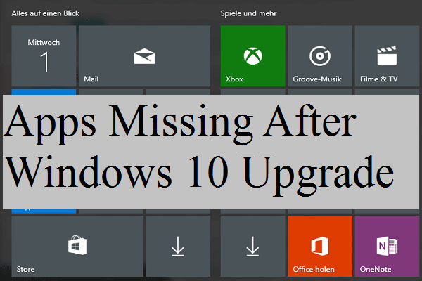 windows 10 scan app missing
