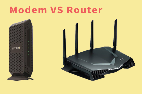 modem vs router ethernet