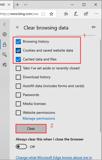 microsoft edge browser history file location