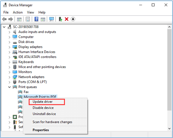 Your Printer Has Experienced an Unexpected Configuration Problem 0x8000ffff