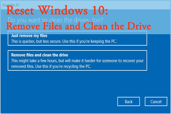 how to wipe a computer without removing windows