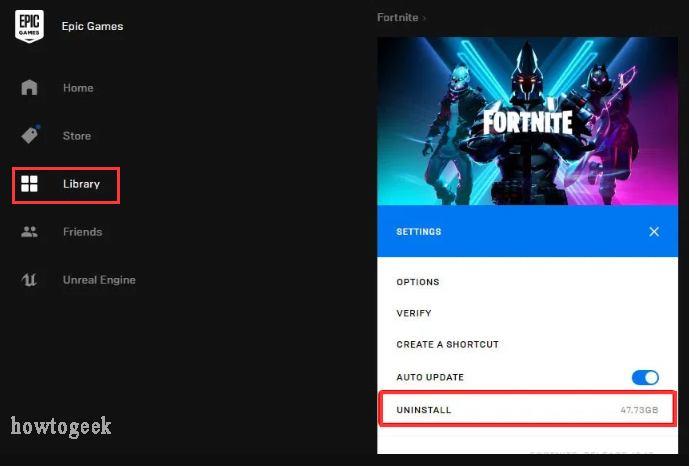 epic games download library