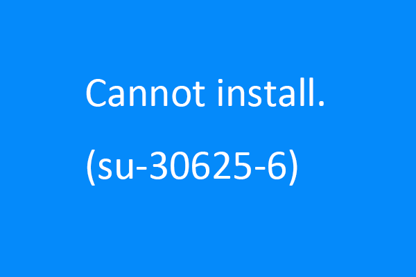 How to Fix Error Su-30625-6 [4 Step-by-Step Solutions]