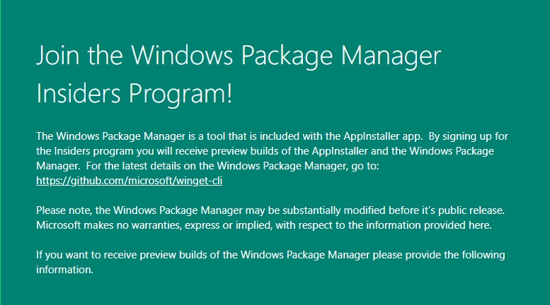 best package manager for windows