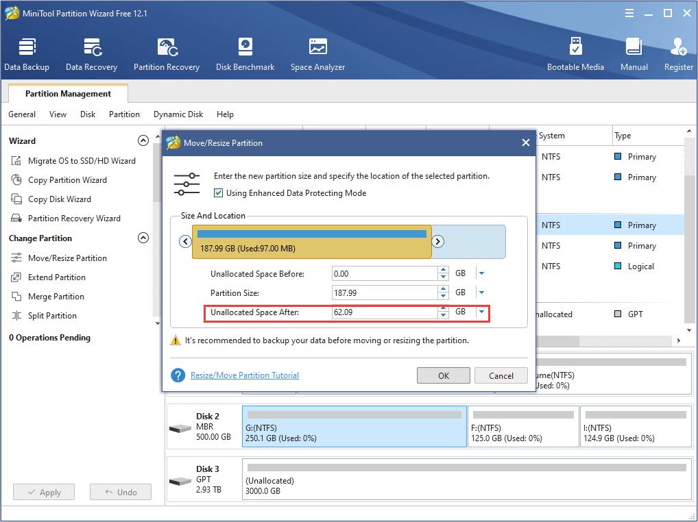 kali linux how to use this partition what should i choose