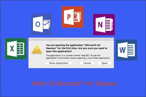 microsoft au daemon for the first time mac