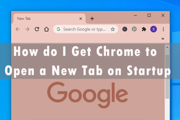 chrome launches on startup