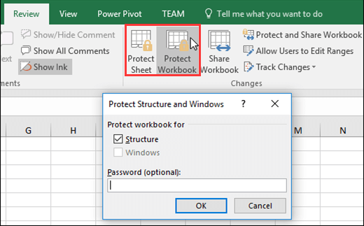 how do i put a password on an excel file