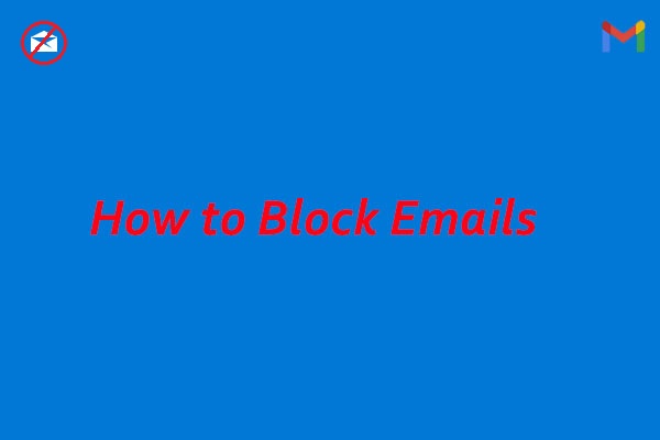 how to block emails
