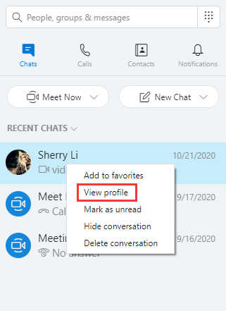 unblock someone on skype for mac