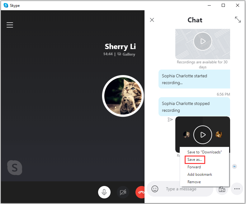 cannot record a skype to skype call