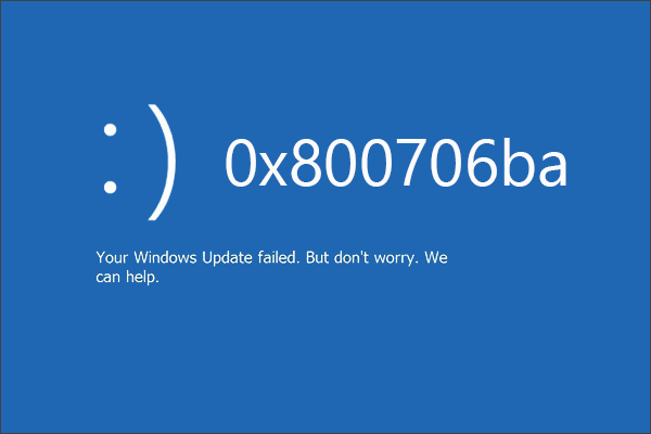 0x800706ba windows 10 как исправить