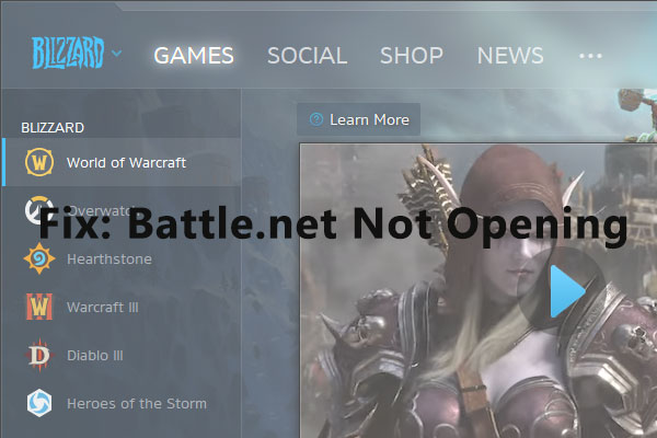 battlenet launcher says game is running