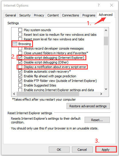 How to Stop Long Running Script on Internet Explorer 11 - MiniTool ...