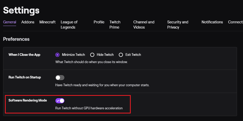 twitch addons not working