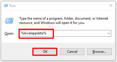 open local appdata folder