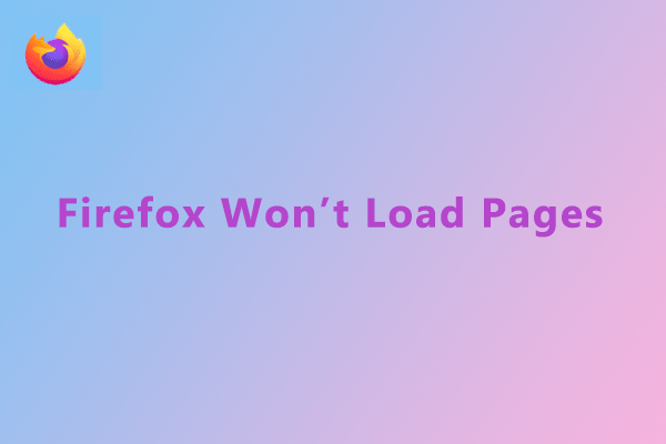 firefox for mac wont load pages