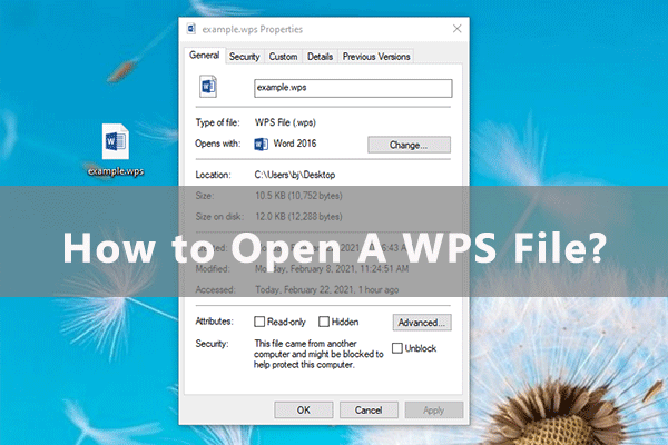 How to convert wps files to word
