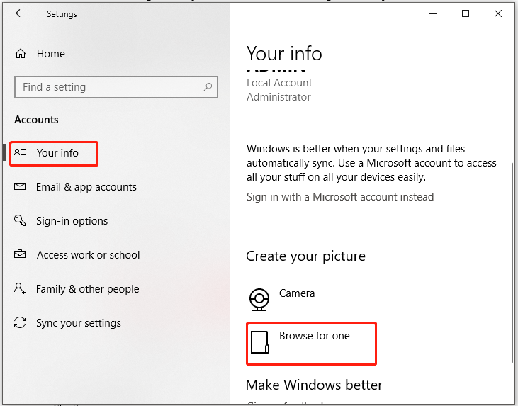 How Windows 10 Change Account Picture? Here Are Detailed Steps ...