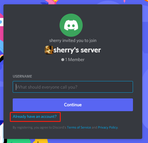 how do i join a discord server through web browser? this is as far