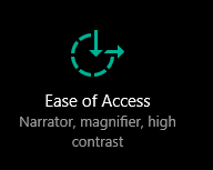 Ease of Access Windows 10