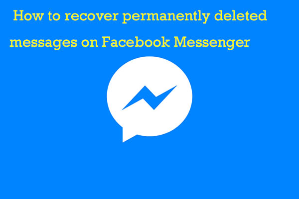 Messenger chat recover 5 Ways