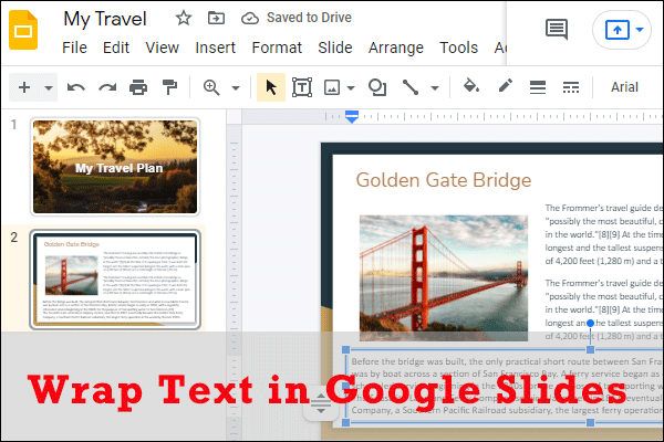 How To Wrap Text In Google Slides Here Is The Tutorial