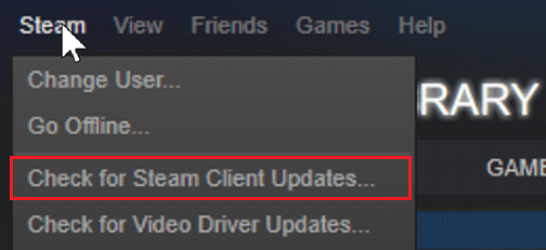 Check for Steam Client Updates