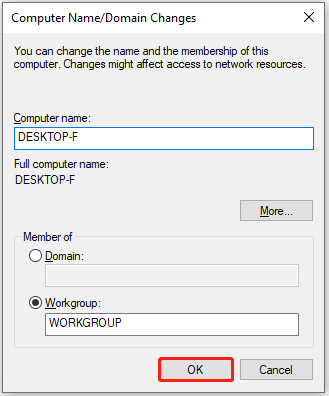 change computer name