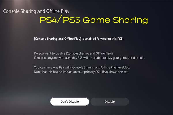 PS4 PS5 Game Sharing What Are They And How To Game Share On Them