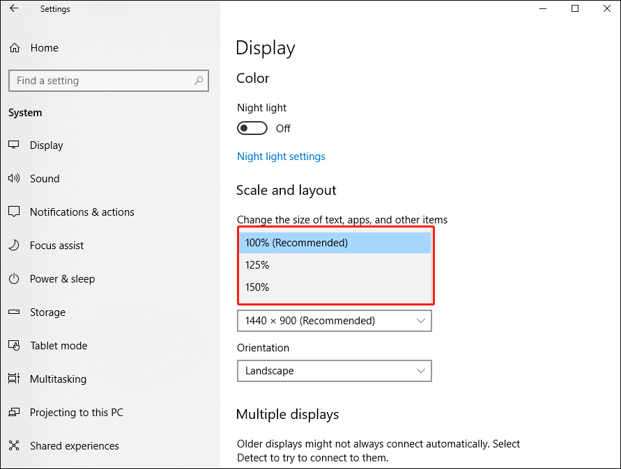 How to Adjust Display Scale Settings in Windows 10/11? - MiniTool ...