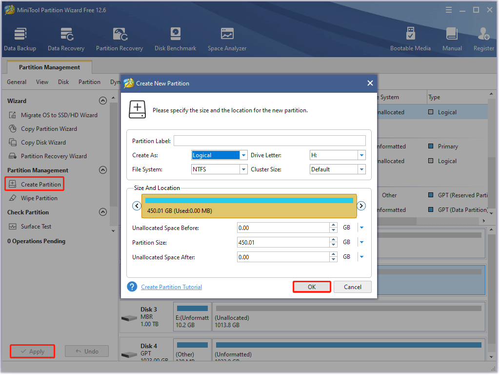 Fix Selected Gpt Formatted Disk Contains A Partition Not Of Type Minitool Partition Wizard 4151