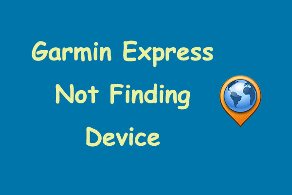 uninstall garmin express settings