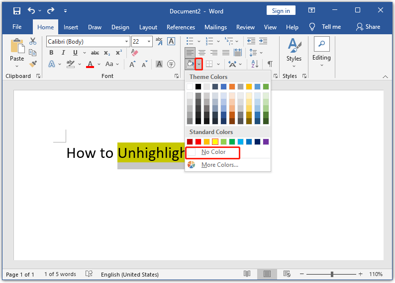 How To Unhighlight In Word After Copy And Paste 5 Methods MiniTool 