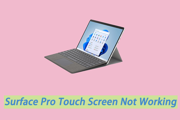 microsoft surface laptop 3 touch screen not working