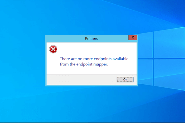 How to Fix: No More Endpoints Available from the Endpoint Mapper ...