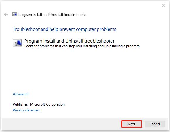 Program install and uninstall